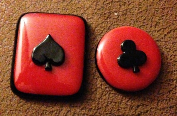 fused glass poker guards