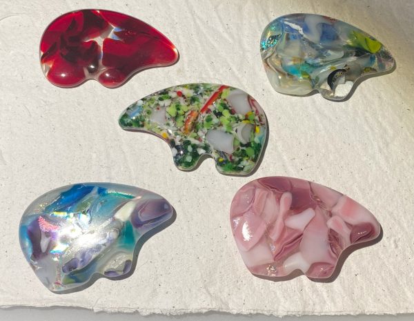 Fused Glass Casted Bears