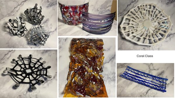 Fused Glass Coral and Lattice Technique Class