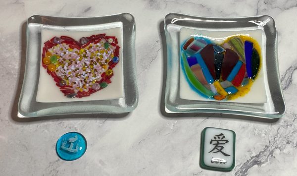 Fused Glass Couples Valentines Class