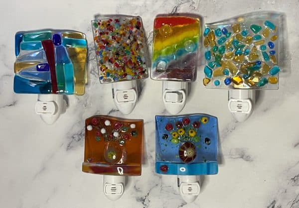 New Fused Glass Night Lights