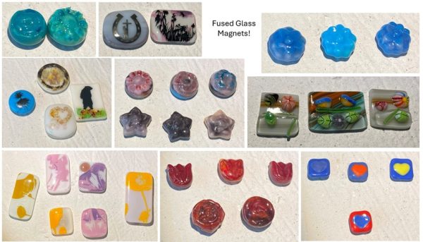 Various Fused Glass Magnets
