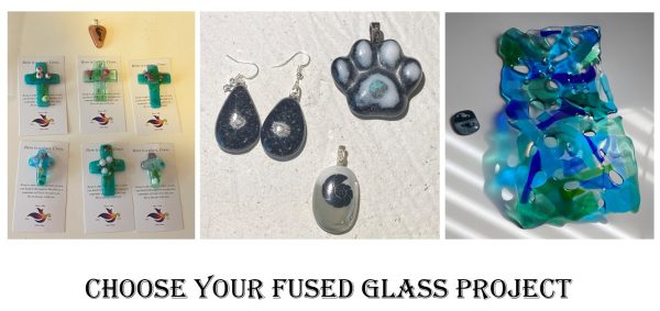 A Class including Crosses to Sculptures: A Joyful Day of Fused Glass Art