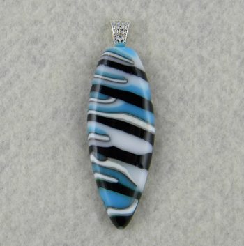 Fused Glass Pod Pendant
