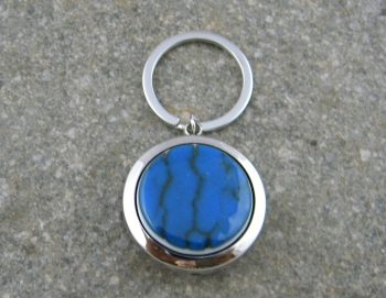 Fused Glass Keychain and Flashlight