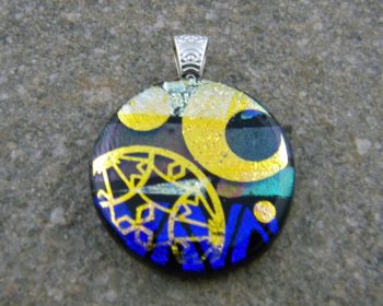 Fused Glass Pendant - Dichroic