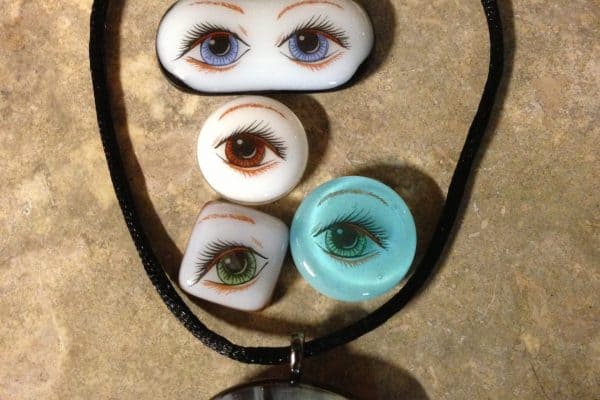 July - Fused Glass Eye Awareness 