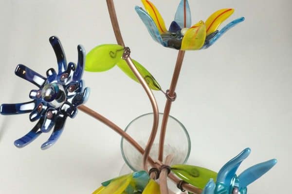 May Fused Glass Flowers