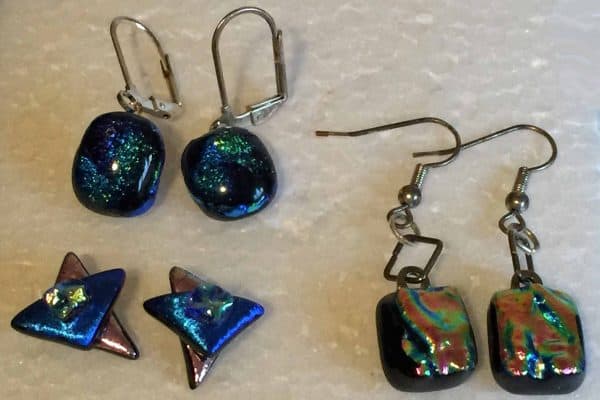 Fused Glass Earrings