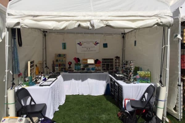 Fused Glass Drawing winner - Woodland Park Art Festival