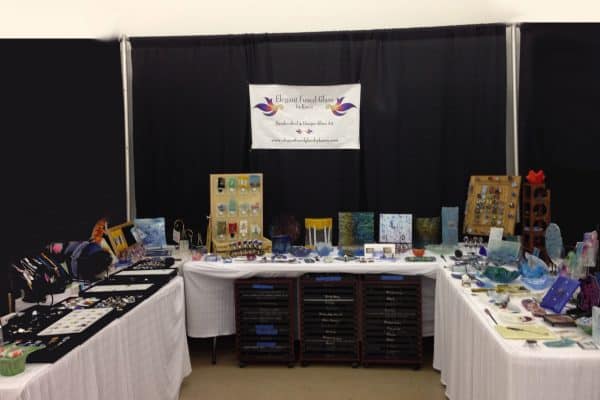 Thank you and Congratulations to the Fused Glass Winner of the Coronado HS Bazaar