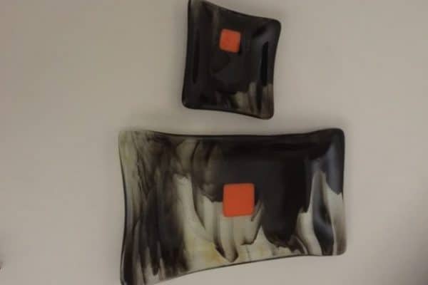 Custom Fused Glass pieces from my kiln
