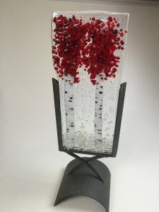 fused glass artwork