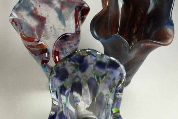 Fused Glass Vases