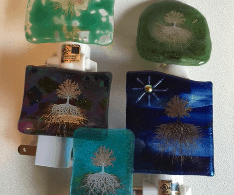 Fused Glass Night lights