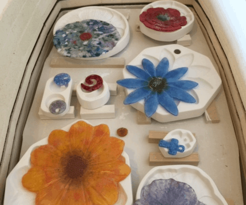 Fused Glass Flowers