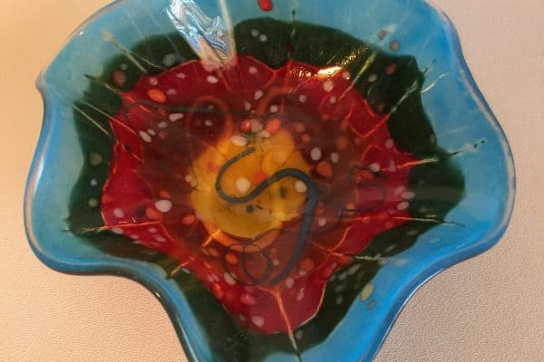 Fused Glass "Slurry" bowls