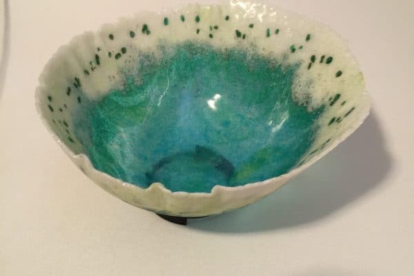 Finished my Fused Glass from New York