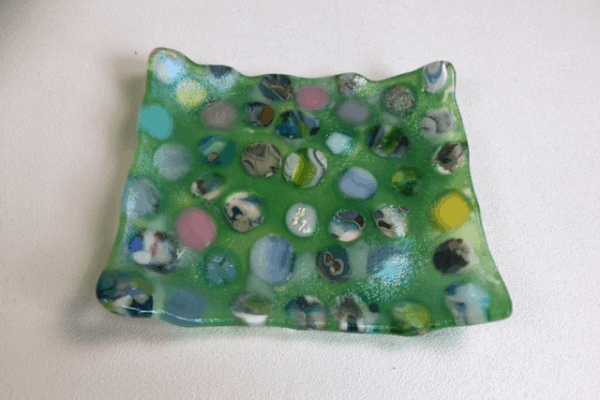 Fused Glass Pebble Dishes