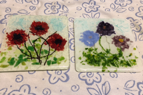 Fused Glass Flowers Technique