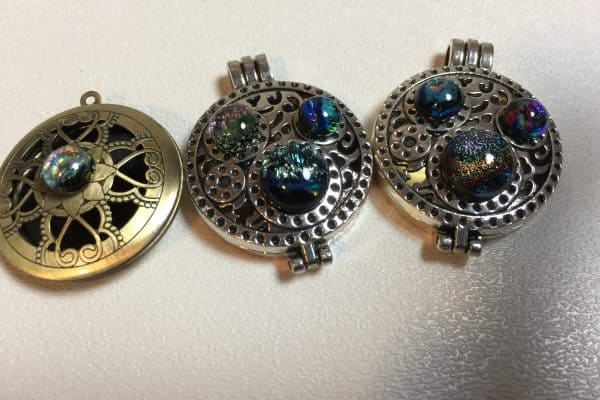 New Fused Glass Pendants
