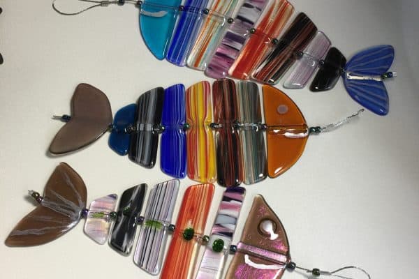 New Fused Glass Projects - Went to a good home!