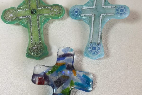 Fused Glass Crosses