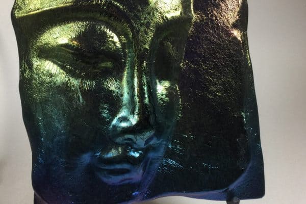 Fused Glass Buddha