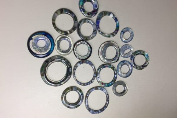 Fused glass Donuts