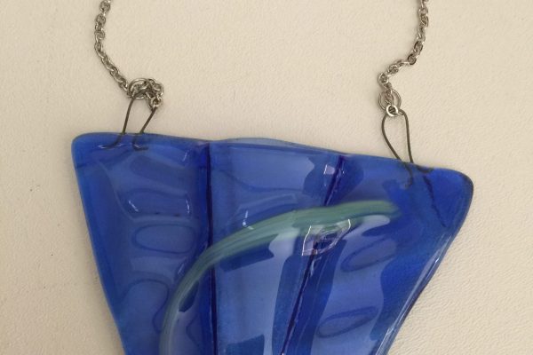Fused Glass Flower Hangers