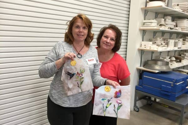 Alcohol Ink on Glass Class with Cathy Claycomb