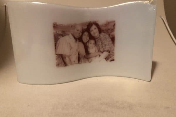 Fused Glass Present for Lela