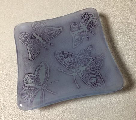 Enamel fused glass tests
