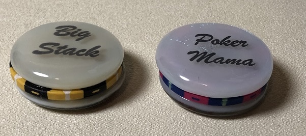 Custom Fused Glass Poker Guards
