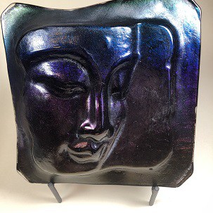 Fused Glass Buddha