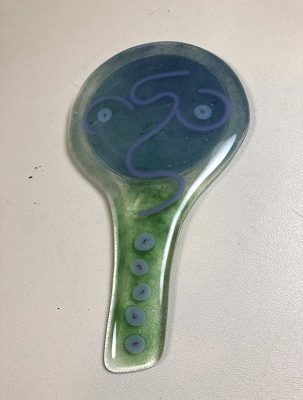 Fused Glass Hand mirror