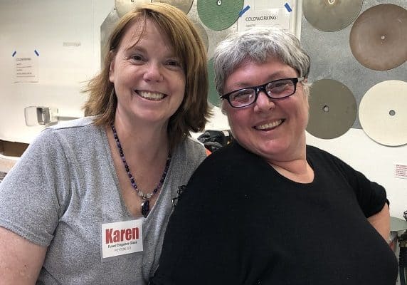 My Fused Glass Class with Miriam