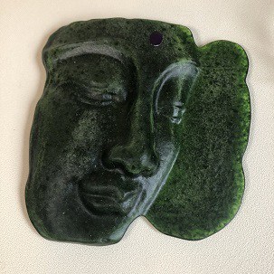 So is my fused glass Buddha Male or Female?