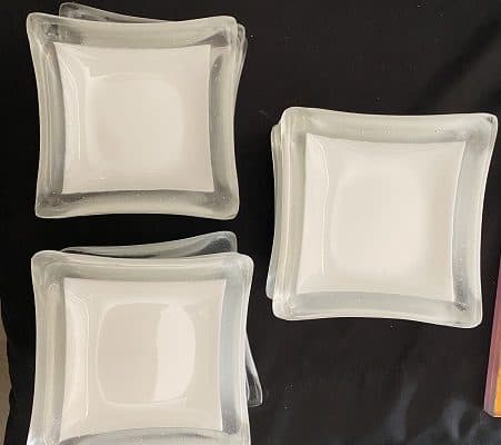 Fused Glass Commercial Soap Dishes