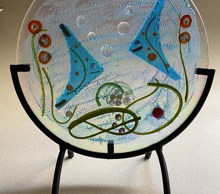 Fused Glass Fish Bowl