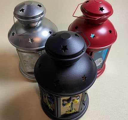 Fused Glass Lanterns
