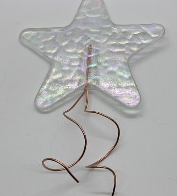 Fused Glass Star Tree Topper