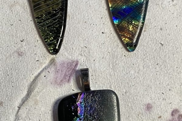 Fused Glass Pressed Cane