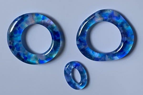 Custom Fused Glass Donut