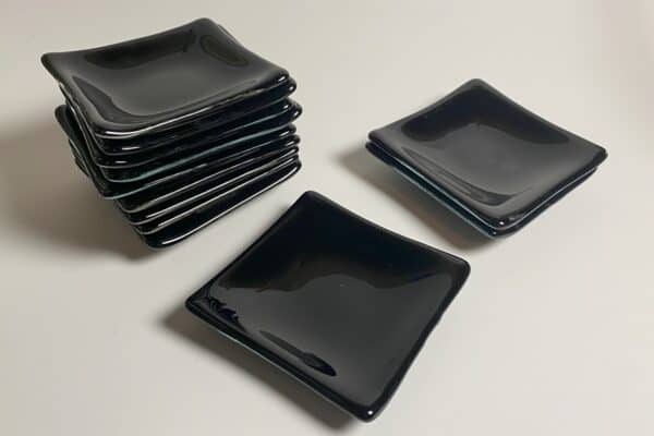 Custom Commercial Fused Glass Soap Dish