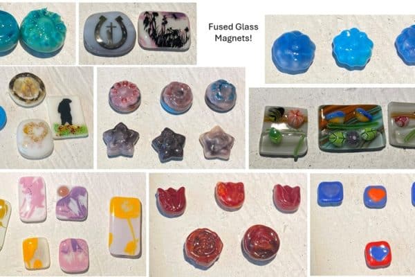 Various Fused Glass Magnets