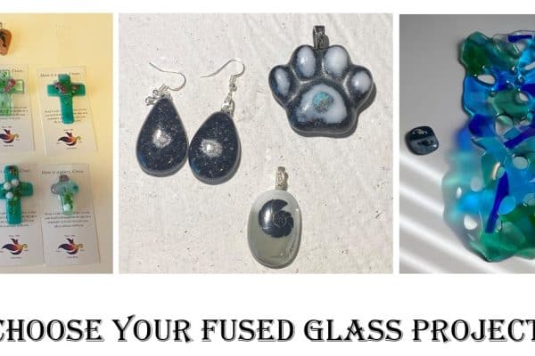 A Class including Crosses to Sculptures: A Joyful Day of Fused Glass Art