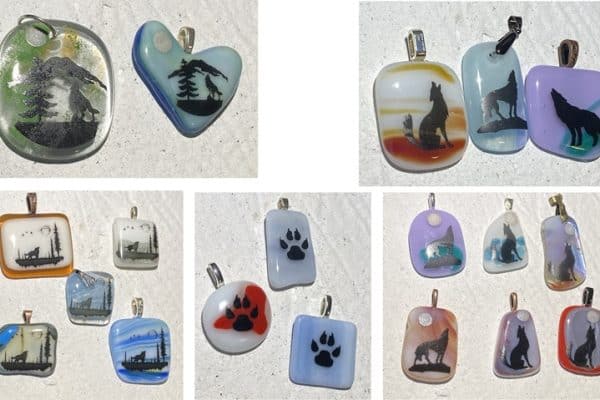Helping Mission: Wolf, One Fused Glass Piece at a Time