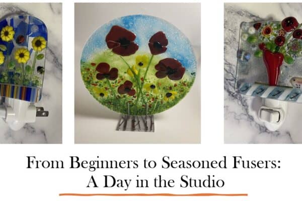 From Beginners to Seasoned Fusers: A Day in the Studio