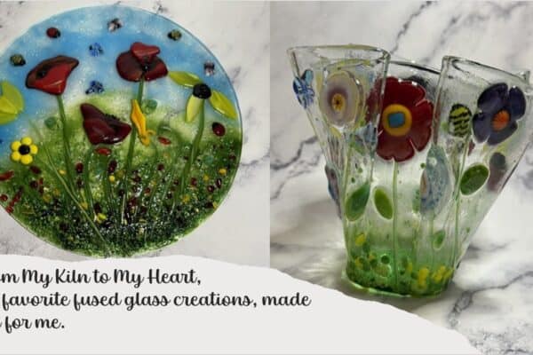 It’s All Mine!   The fused glass pieces I made just for me!